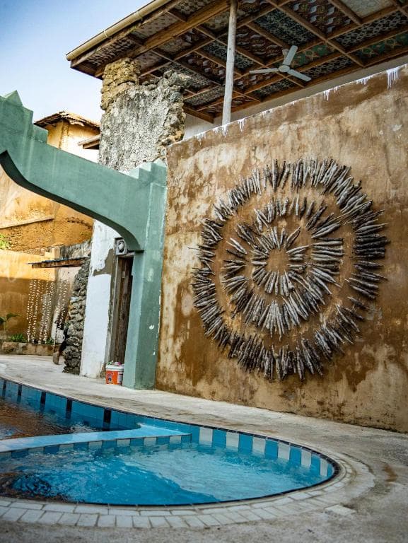 Stone Wall Feature